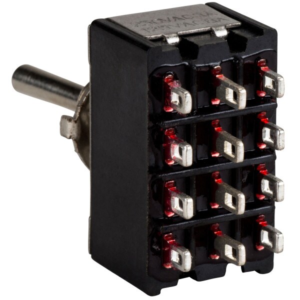 Main product image for 4PDT Mini Toggle Switch 060-524